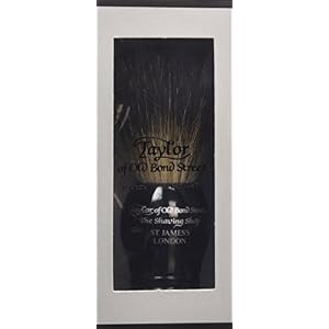 Taylor of Old Bond Street Pure Badger Medium Black Shaving Brush - Image 2