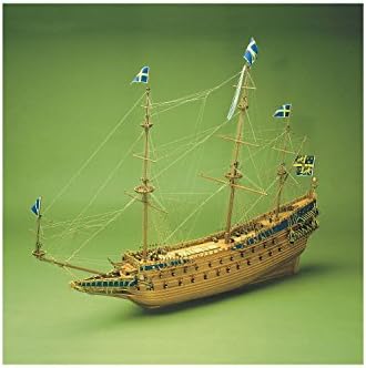 Sergal 737 Wasa (1) Model Ship Kit – Easy to Assemble, Plank on Frame Hull Type, Precise Nautical Detailing Ship Replica. DIY Interior Decor Accessory