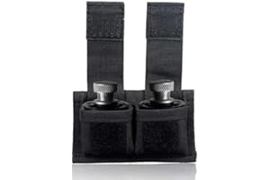 Gexgune Tactical Bag Doppio Speedloader Marsupio Mag Custodia Supporto Universale S & W 38 .357 .57 Taurus 617 22 Mag Thru 44 Mag (4 Colori opzionali)