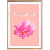 Kunstdruck - Illustration - C'est La Vie - A4 Größe