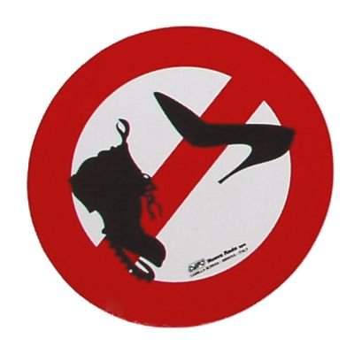 Preisvergleich Produktbild Aufkleber "Schuhe verboten"