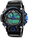 Herren Sport Digital LED Armbanduhr Casual Military Multifunktional Armbanduhr wasserabweisend