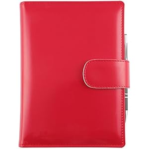 Agenda Picasso 15x21-17x24 täglich / wöchentlich 17x24-Handmade in Italien-rot