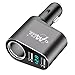 Produktbild CICIYONER Universal Dual USB Car Auto Schnellladegerät Adapter Zigarettenanzünder (Schwarz)