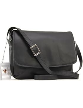 Visconti - Organizertasche/Umhängetasche Leder - (03190) – GRÖßE: B: 27 H: 20 T: 8 cm