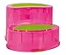 Bieco 79000111 Seat / Double Step, Each Step Approximately 10 cm, 39 x 34 x 20 cm, Pink