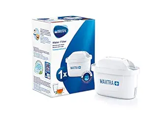 BRITA MAXTRA+ German Engineered Water Filter Refill Cartridge, Compatible with BRITA Water Filter Jugs, Powerful Filtration with MicroFlow Technology, Improves Taste of Water, Pack of 1
