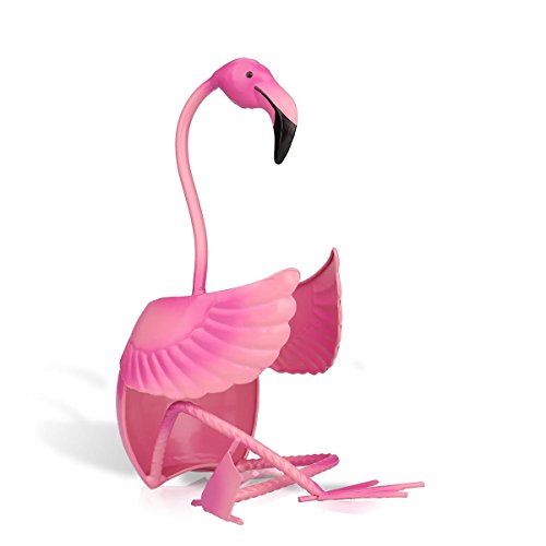 Tooarts Flamingo Weinflaschenhalter Getränkeflaschehalter Metall-Skulptur - 8