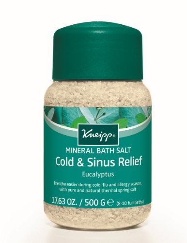 Kneipp COLD & FLU MINERAL BATH SALT Breathe Easier EUCALYPTUS 500g