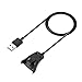 Produktbild Baoblaze Schwarz USB Kabel Ladekabel Ladegerät mit Klemme für TomTom Runner 3 Smartwatch