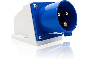 CEE Omvänt Ytmonterat Vägguttag 16A #513 3-polig IP44 220V-250V