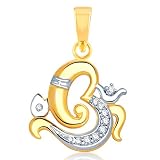 VK Jewels Avighna Gold and Rhodium Plated Alloy God Pendant for Men & Women made with Cubic Zirconia  -  P1125G [VKP1125G] RS.161 (81.00% Off) - Amazon