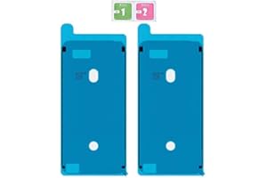 LTZGO 2x Pegatina Adhesiva Compatible Con iPhone 8 Blanco Cinta Adhesiva Reemplazo De Pantalla Lcd , ​Marco De Carcasa Frontal Pre-cortada ​impermeable Adhesivo Pegatinas