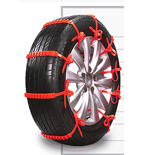 Preisvergleich Produktbild Gleitschutzketten Schneeketten Universalnotmobilen Anti-Rutsch-Reifen Belting Straps Kabel Traction Draht für Auto / SUV