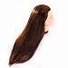 Hairdressing Training Heads 100% Synthetic Fiber Hair Mannequin Styling Dolls Head (Table Clamp Holder Included) ESC1018P