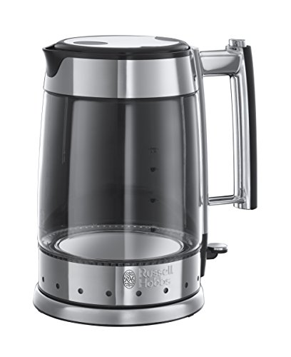Russell Hobbs Glass Line Kettle 20780, 1.7 L, 3000 W - Blue Illumination