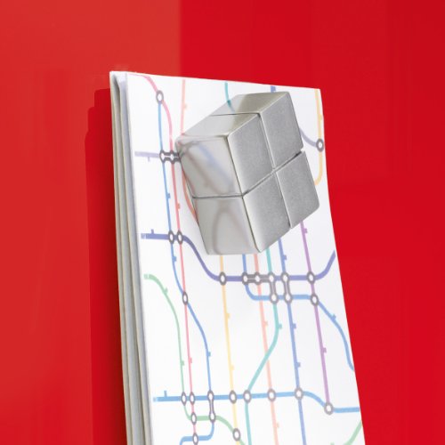 Sigel GL147 Glas-Magnetboard / Magnettafel artverum rot 91 x 46 cm – weitere Größen/Farben - 8