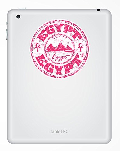 2 x Pink Ägypten Vinyl Aufkleber Aufkleber Laptop Reise Gepäck Auto Ipad Schild Fun # 5777 – 10cm/100mm Wide - 3