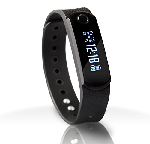 SportPlus Q-Band X, Smartwatch, Aktivitäts-/Schlaftracker, OLED Display, 3 austauschbare Bänder, für iOS und Android, SP-AT-BLE-20 - 2