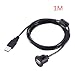 Produktbild Micro USB Ladekabel, USB Flush Mount Cable für Android, Samsung, HTC, Motorola, Nokia, LG, HP, Sony,und mehr