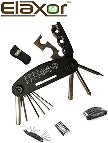 Elaxorâ„¢ 16-Multi Function Bike, Bicycle, Cycling Mechanic Tool Kit Set. For Repairing Bike Bicycle Fast, Easy &amp; Efficient