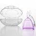 Produktbild Lady Cup 2er Set, CrazyFire Menstruationstasse, Medizinischem Silikon Transparent und Lila Menstruationskapp klein (20 Milliliter) – Wiederverwendba Absolut Sicher