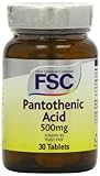 FSC Pantothenic Acid 500mg - Pack of 30 Tablets