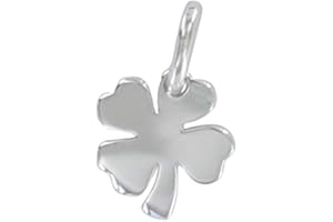 LES POULETTES BIJOUX - Pendentif Argent Rhodié Mini Trèfle