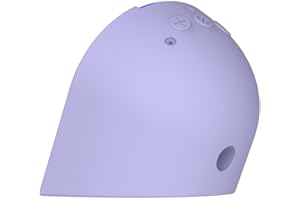 wenyouya Funda de altavoz de silicona mejorada para ECHO 2023, impermeable y resistente a los golpes, funda protectora de silicona para ECHO-Pop (versión 2023) (morado)
