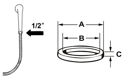Cornat Gummi-Dicht.für Brauseschl.1/2″ (4), TEC380225 - 2