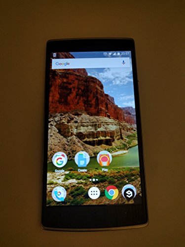 OnePlus ONE Smartphone 4G LTE 3GB RAM 2,5 GHz Snapdragon 801 5,5 Zoll Gorilla Glass FHD 64GB ROM, Schwarz