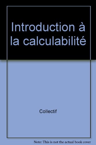 Introduction à la calculabilité gratuit