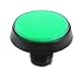 Produktbild 24mm-Schwarz-Grün Arcade Micro-Schalter Push Button für Unterhaltungs-Maschine