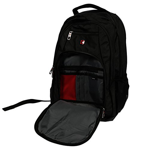 Christian Wippermann Laptop Comfort Rucksack mit Air Flow Technologie f  r Schule Uni Arbeit oder Freizeit