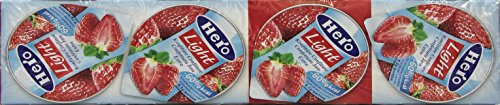 Hero Confettura Poker Light, Fragole - Pacco da 4 x 25 gr - Totale: 100 gr