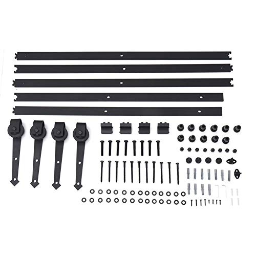 Preisvergleich Produktbild CremeBruluee Pfeilform Home Türroll Holz Tür Gleitbahn Klassische Baumärkte Handwerk