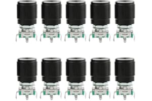 WMYCONGCONG WWYCONGCONG 10 Stück 360 Grad EC11 Rotary Encoder Code-Schalter Digital Potentiometer 7 Pins 20 mm mit Kappen