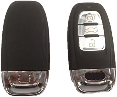 HOCN Uncut Smart Remote Key Shell Case Fob 3 Button for Audi A3 A4 A5 A6 Q5 Q8 S4 S5