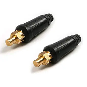 Tool Zone Welding machine Cable Connector MALE 35-50 Size (2Pcs Male connector)