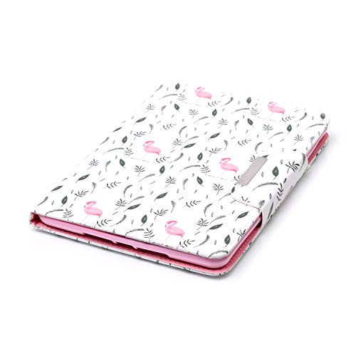 iPad Mini 1/2/3 Hülle, Deenor Bunt Painting und Stilvoll Brieftasche Tasche PU Leder Flip Protective Stand Tasche Schutzhülle Hülle für Apple iPad Mini 1/2/3 Generation.[Flamingos] - 4