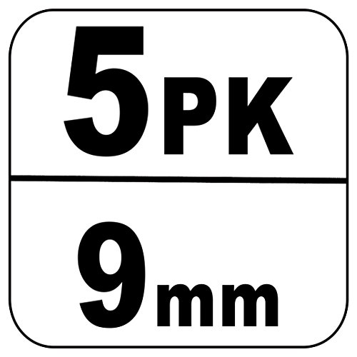 5x Cartucho para Impresi  n de Etiquetas Compatible con Dymo D1 40913 en Negro sobre Blanco 9mm x 7m para La Label Manager 160  210D  260P  280  Label Manager 360D  420P  Rhino 4200  5200  Label Manager 500TS  450D  LabelManager PC  Rhino 6000 