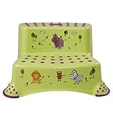 keeeper 10031262012 igor „hippo“ tritthocker zweistufig mit anti-rutsch-funktion lime green - 4