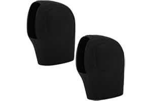 SULIUDAJI 2 Stück Gang Auto Schaltknauf Abdeckung, Universal Schalthebel Abdeckung, Verbessertes Weich TPU Silikon Schaltknauf Abdeckung für Manueller Automatik Auto Schaltknauf schaltknauf abdeckung(Schwarz)