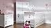 Disney Minnie Mouse Nursery Furniture Set (White with Pink Trim)
