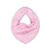 Pippi Set of 3 Triangular Neckerchiefs for Babies - Paisley Pink, Pink and Purple