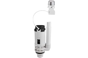 Fluidmaster PRO550UK Top/Side/Front Mounted Dual Flush Valve - White