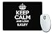Produktbild Schwarz Keep Calm und Love BURLEY Mauspad Farbe 0359
