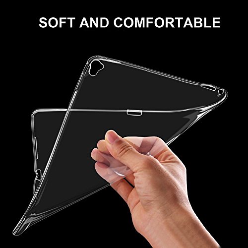 TopACE   Ultra Slim Transparente TPU Silicona Funda Protective Case Funda Cover para iPad pro 12 9 2017 Transparente 