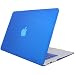 Produktbild LIANG Matte Gummierte Harte Schutzhülle für Macbook Air 13'' Hülle Cover Schale Schutz Hülle Tasche Silicon Case Shell Hard Plastik mattiert SchutzTasche + tpu Tastatur-Schutzfolie ( dunkelblau)