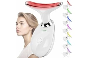 MEIION Skinova Beauty Lumi Beauty 7 lumières Masseur facial anti-rides avec lifting, nettoyage et lumière LED 7 couleurs